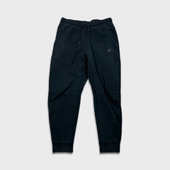 Nike Sportswear Sweatpants Mens Medium Black Tech Fleece Swoosh Taper Leg Jogger