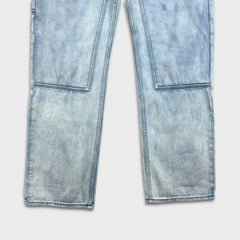 Ksubi Operator Carpenter Jeans Mens 34x32 Blue Double Knee Light Wash Workwear Denim Pants