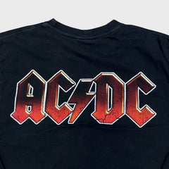 Vintage Y2K ACDC No Bull T Shirt Mens Large Black Directors Cut Double Side Band Tee