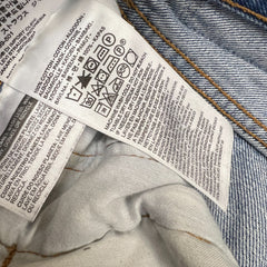Levi's 501 S Jeans Womens 28x28 Blue Skinny Taper Leg Light Wash Faded Denim