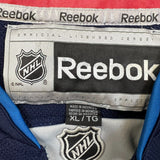 Vintage Reebok Winnipeg Jets NHL Hockey Jersey Mens XL Blue Stitched Sports Team