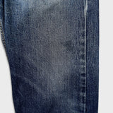 Levi's 505 Jeans Mens 34x30 Blue Regular Fit Straight Leg Dark Wash Faded Denim Pants