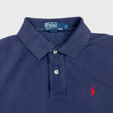 Vintage 90s Polo Ralph Lauren Shirt Mens Small Blue Pony Faded Casual Preppy Tee