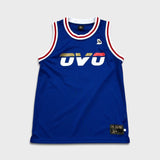 October's Very Own Basketball Jersey Mens Small Blue OVO Runner Logo #6