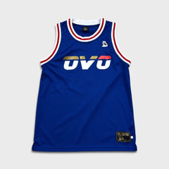 October's Very Own Basketball Jersey Mens Small Blue OVO Runner Logo #6