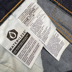 Levi's 512 Jeans Mens 36x30 Blue Slim Taper Leg Dark Wash Mid Rise Stretch Denim Pants