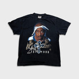 Vintage Y2K 2Pac Memorial T Shirt Mens XL Black Legends Live Forever Rap Tee