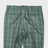 Vintage 70s Levi’s Sta-Prest Pants Mens 32x31 Green Plaid Straight Trousers