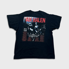 Vintage 2012 Van Halen A Different Kind Of Truth Tour T Shirt Mens XL Black Rock Band Tee