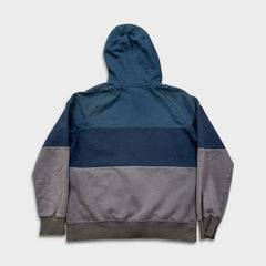 Nike Air Hoodie Mens Large Gray Swoosh Sportswear Full Zip Hooded Sweater