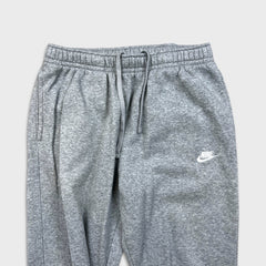 Nike Sportswear Sweatpants Mens Large Gray Swoosh Taper Leg Jogger