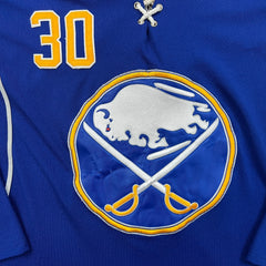 Vintage Y2K Reebok Buffalo Sabres Ryan Miller #30 Jersey Mens Large Blue NHL Hockey