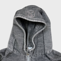Lululemon Scuba Hoodie Womens Medium Gray Full Zip Sports Hooded Sweater