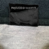 Vintage 90s Umbro by Descente Polo Shirt Mens Medium Gray 1/4 Zip Spell Out