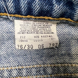 Vintage 90s Levi's 505 Jean Mens 34x28 Blue Original Fit Straight Leg Light Wash Pants