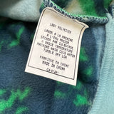 Free Nature Fleece Mens Medium Blue AOP Nature 1/4 Zip Hooded Jacket
