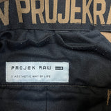 Projek Raw Pants Mens 36x29 Brown Tactical Taper Leg Casual Cargo Trousers