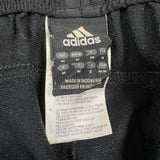 Vintage Y2K Adidas Track Pants Mens Medium Black 3 Stripes Spell Out Relaxed Straight Jogger