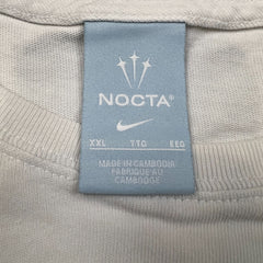 2023 Nike x NOCTA T Shirt Mens 2XL White Drake Honest In Some Nikes Cloud Tee