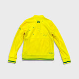 2010 Adidas Brazil Track Jacket Mens Medium Yellow South Africa FIFA World Cup