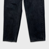 Vintage Y2K Levi's 550 Jeans Mens 33x30 Black Relaxed Fit Dark Wash Baggy Faded Denim Pants