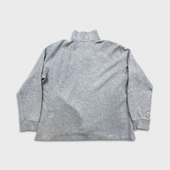 Polo Ralph Lauren Sweatshirt Mens XL Gray Pony 1/4 Zip Casual Pullover Sweater