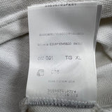 Moncler Maglia Polo Shirt Manica Corta Mens Small White Pique Short Sleeve