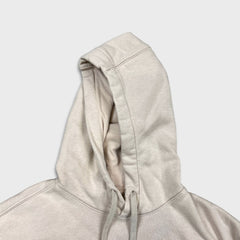 Nike Sportswear Hoodie Mens Medium Beige Swoosh Pullover Hooded Sweater