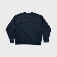 Nike Sportswear Sweatshirt Mens Large Black Swoosh Pullover Crewneck