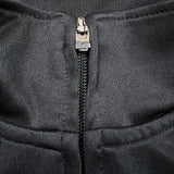 Vintage Y2K Kappa Sweatshirt Mens XL Black Sportswear Full Zip Tracksuit Top