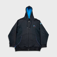 Vintage Y2K Nike Air Jordan Hoodie Mens Medium Black Full Zip Jumpman Sweater