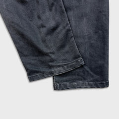 Levi's 541 Jeans Mens 36x26 Gray Straight Leg Athletic Taper Dark Wash Denim Pants