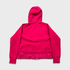 Lululemon Scuba Hoodie Womens Size 12 Pink Full Zip Distressed Hooded Sweater