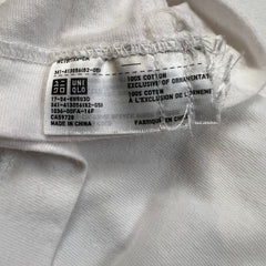 KAWS x Uniqlo x Sesame Street Cookie Monster Pocket Tee Mens Large White T Shirt