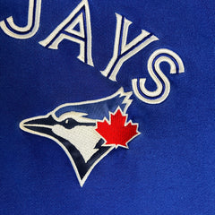 Nike Toronto Blue Jays Hoodie Mens Large Blue Center Swoosh MLB Baseball Sweater