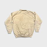 Vintage 90s Dorset Sweatshirt Mens Large Beige 1/4 Zip Faded Washed Pullover