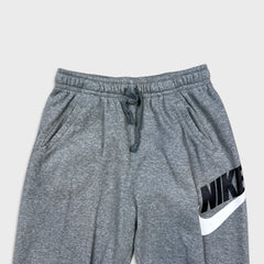 Nike Sportswear Sweatpants Mens Medium Gray Graphic Swoosh Spell Out Jogger