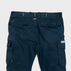 G-Star Raw Bronson Slim Chino Pants Mens 36x29 Blue Casual Cargo Utility Trousers