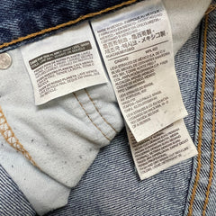 Levi's 550 Jeans Mens 38x29 Blue Relaxed Fit Medium Wash Baggy Faded Denim Pants