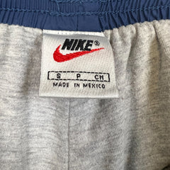 Vintage 90s Nike Sportswear Track Pants Mens Small Blue Swoosh Taper Athletic