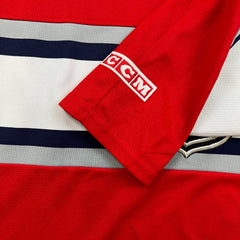 Vintage 90s CCM NHL World All Stars Hockey Jersey Mens 2XL Red Air Knit Stitched