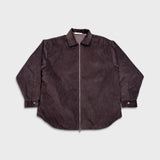 SS23 Fear of God Essentials Corduroy Shirt Jacket Mens Small Purple Oversized
