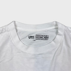 Uniqlo x Hunter x Hunter Tee Mens Large White Anime Graphic Short Sleeve Shirt