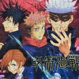 Crunchyroll Jujutsu Kaisen T Shirt Mens XL Black Anime Graphic Short Sleeve Tee