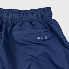 Vintage Y2K Reebok Track Pants Mens XL Blue Classic Logo Baggy Relaxed Athletic Gym Jogger