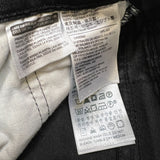 Levi's 512 Jeans Men 30x30 Black Slim Taper Leg Dark Wash Mid Rise Stretch Denim Pants