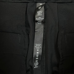 Lululemon ABC Pants Slim Warpstreme Mens 34x32 Black Casual Stretch Trousers
