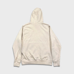 Nike Sportswear Hoodie Mens Medium Beige Swoosh Pullover Hooded Sweater