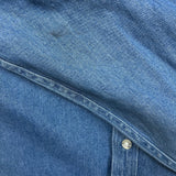 Obey Shirt Mens XL Blue Workwear Long Sleeve Button Up Medium Wash Denim