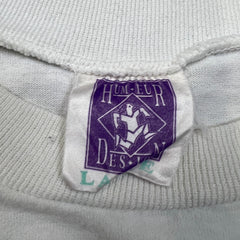 Vintage 90s York Regional Police T Shirt Mens Large White Humeur Design YRPA Tee